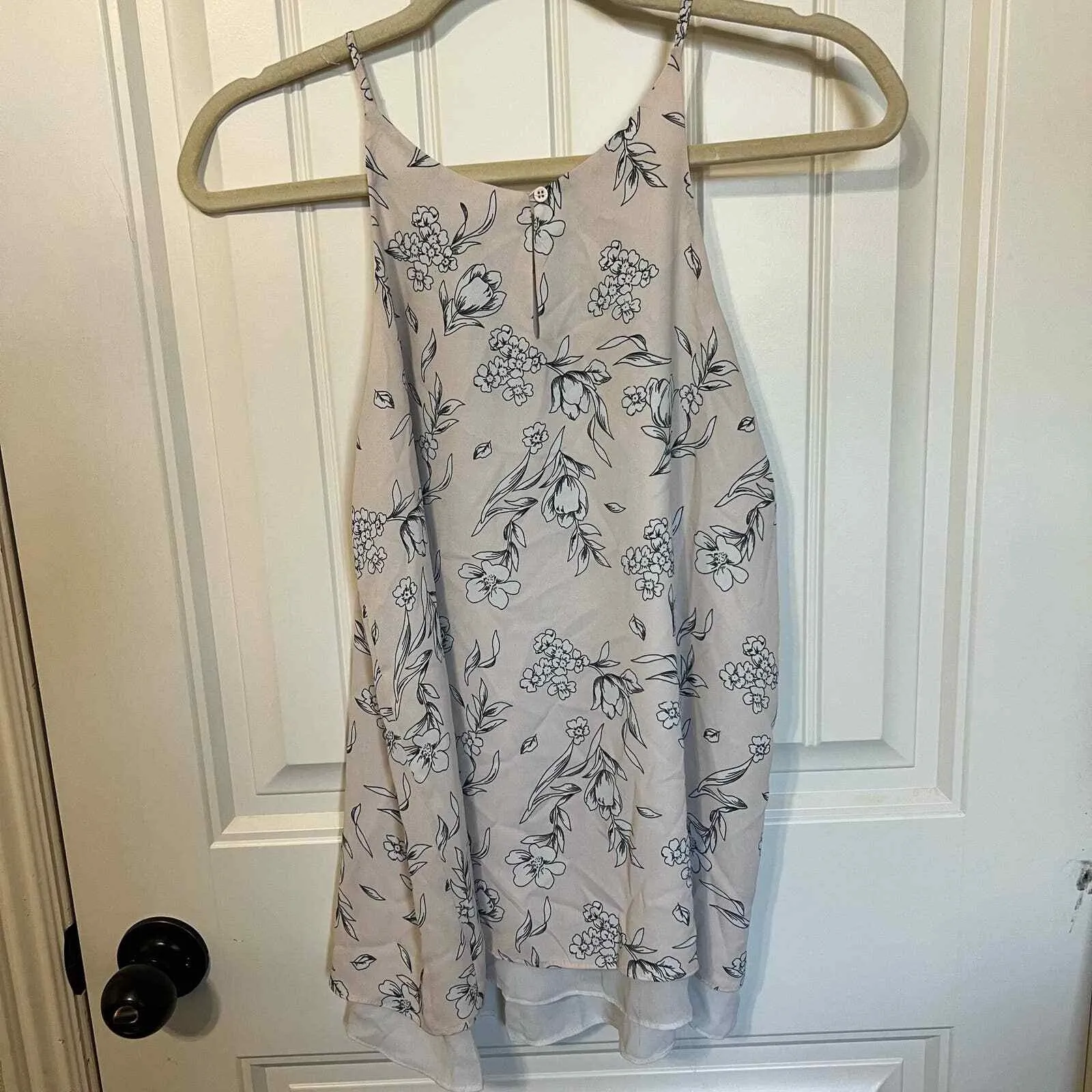 Alice Collection Sleeveless Tank‎ Top Floral Print Casual Blouse Small Pink - Image 10