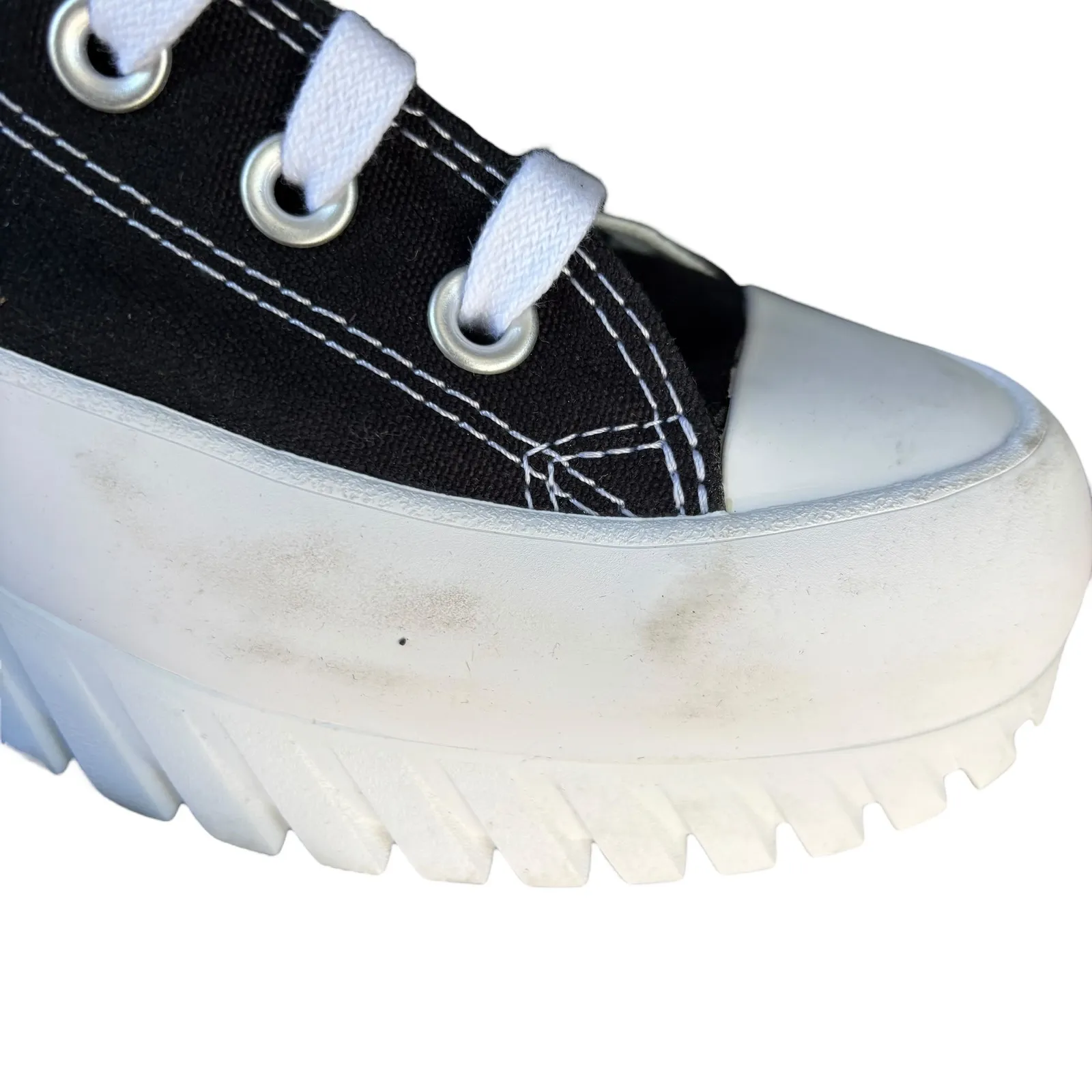 Converse CTAS Lugged 2.0 Hi Top Platform Sneakers Black White Unisex Size 11.5 W - Image 14