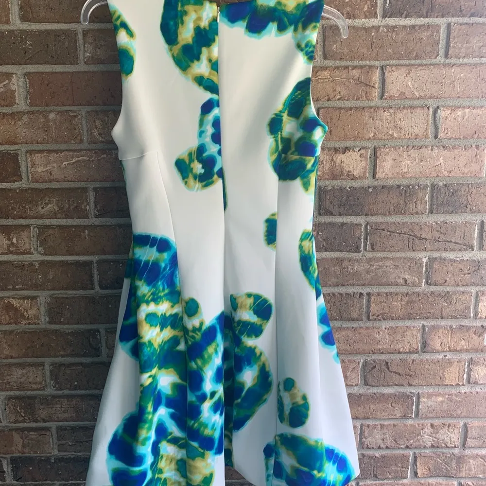 Calvin Klein Womens Dress Printed Fit and Flare - Image 2