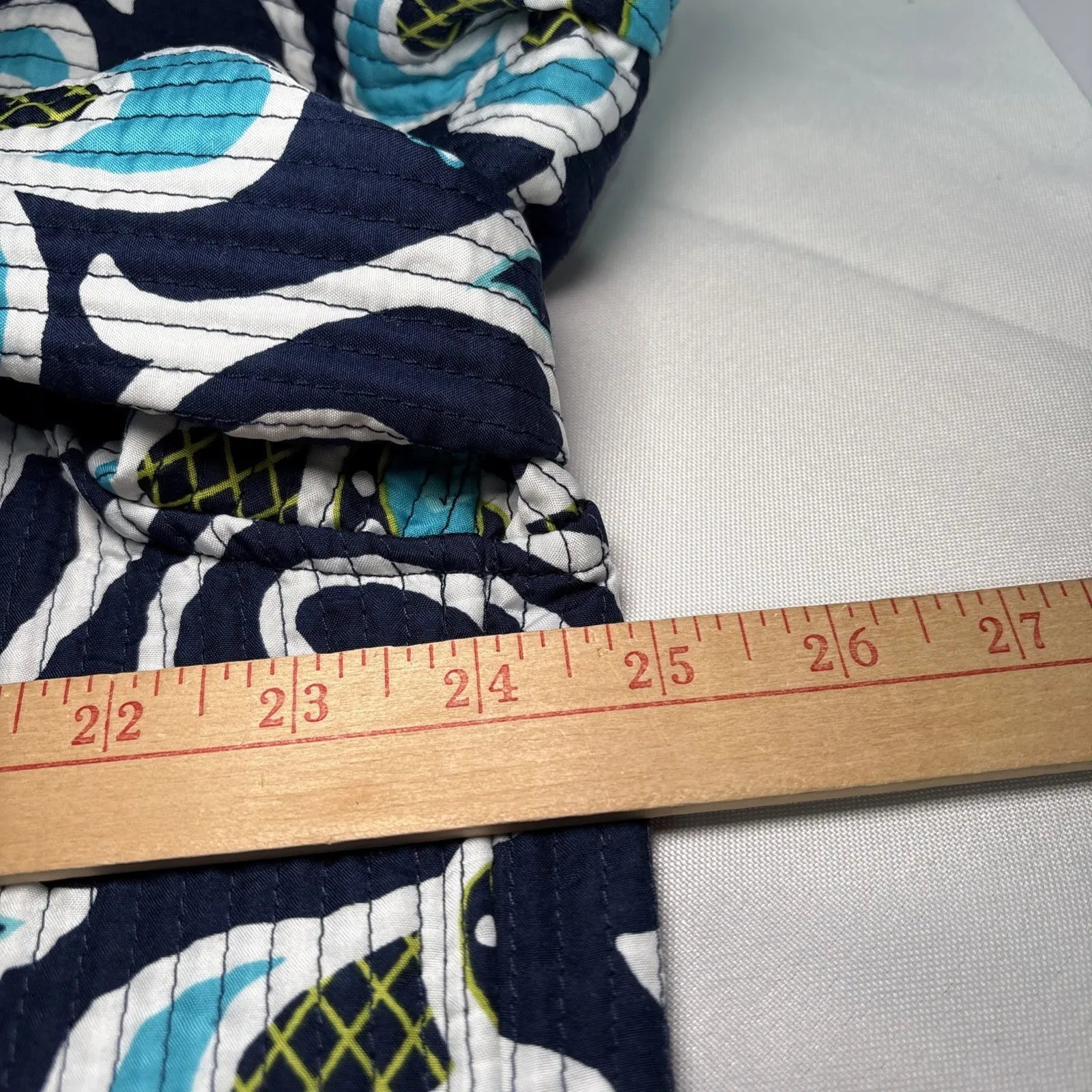 ALFRED DUNNER Open Front Quilted Reverisible Light Weight Jacket Sz 14 Blue - Image 6