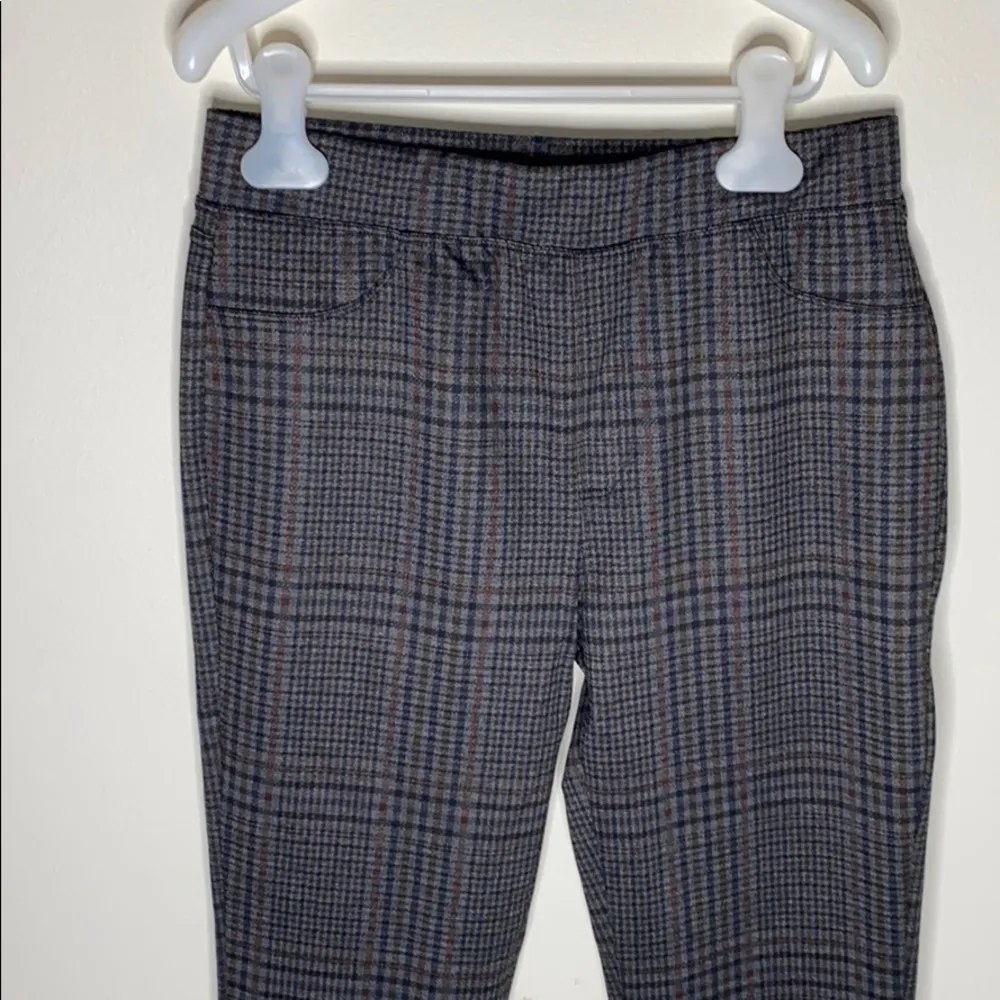 Sanctuary Runway cropped grey plaid leggings sz S - Image 35