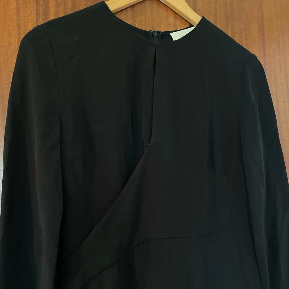 Black 3/4 Sleeve Phillips Lim Dress - Image 2