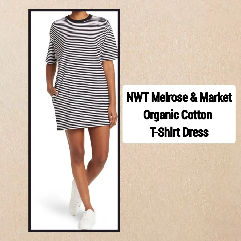 NWT Melrose and Market Organic Cotton T-Shirt Dress - Image 4