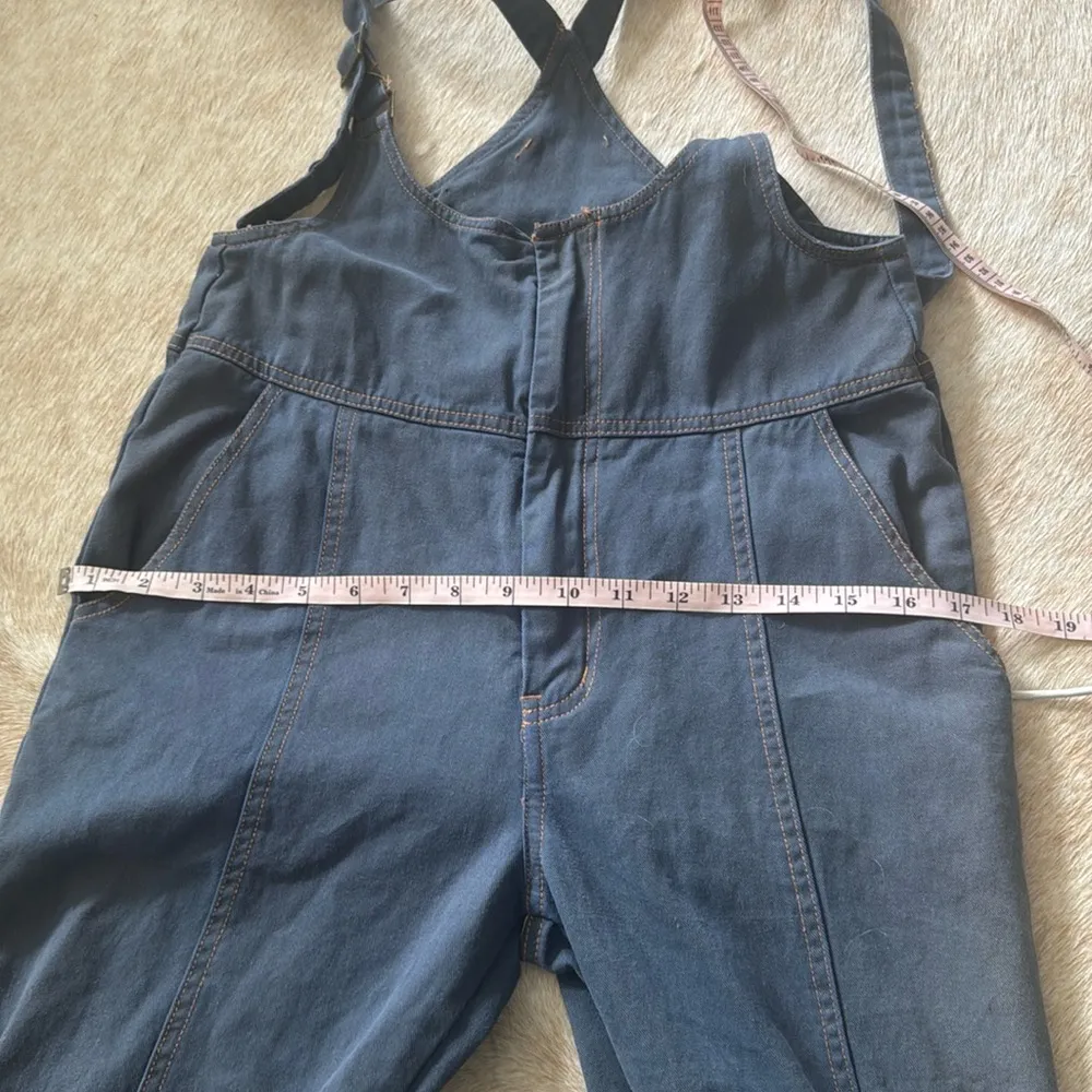 Handmade Casual Blue Denim Overalls one of a kind - Image 6