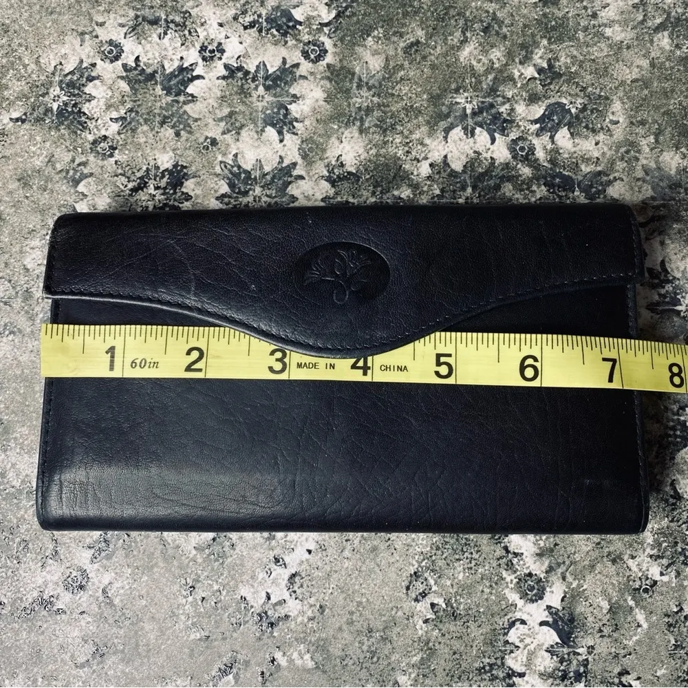 Vintage Buxton Black Leather Wallet - Image 6