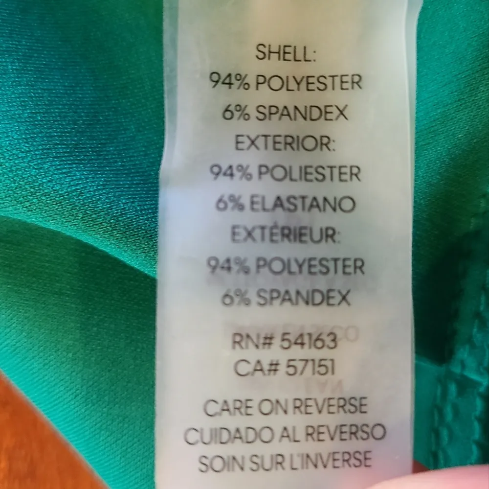 Calvin Klein Green High Low Dress Size 8 - Image 5