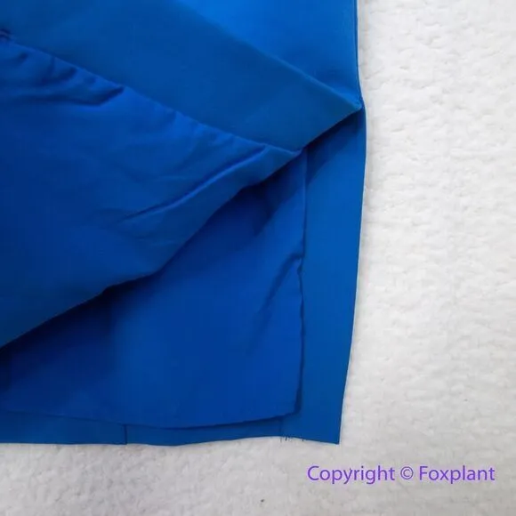 New!  Kay Unger‎ Alexa Pleated Midi-Dress in blue, size 8 - Image 10