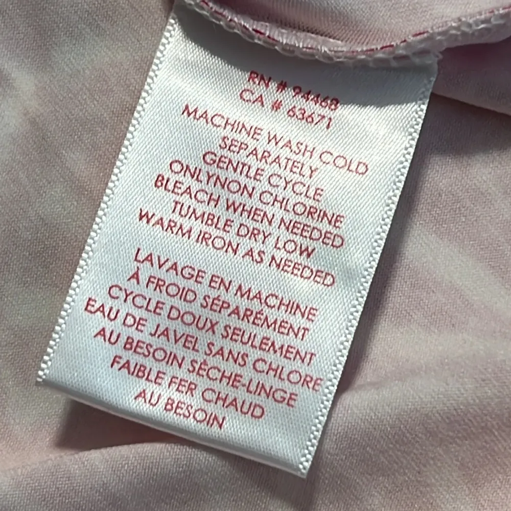 Stella Parker sz medium sleeveless sheath dress pink shell pattern with pockets - Image 9