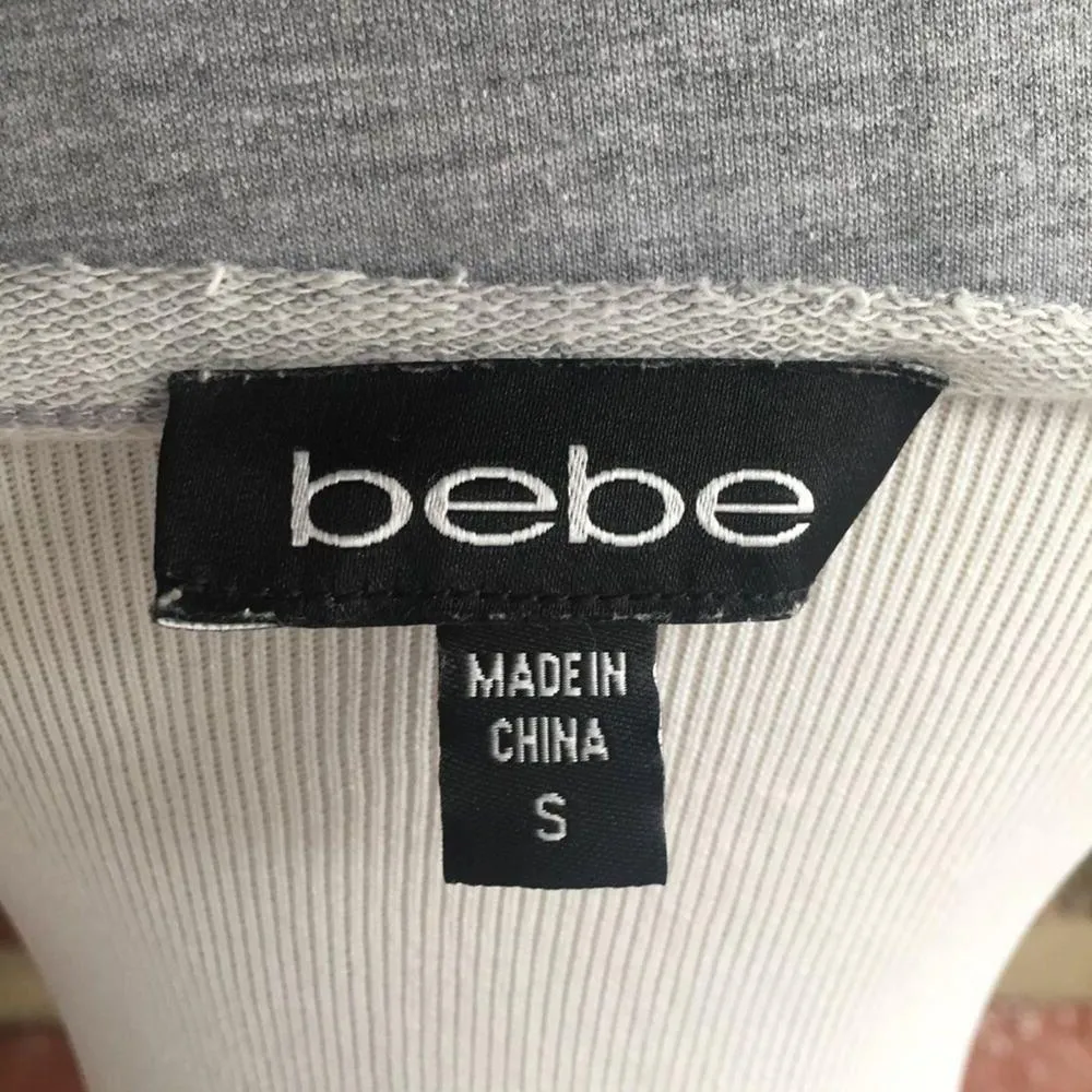 Bebe Wide Neck Sweatshirt Sz S Y2K Short sleeve Sweatshirt - Image 4