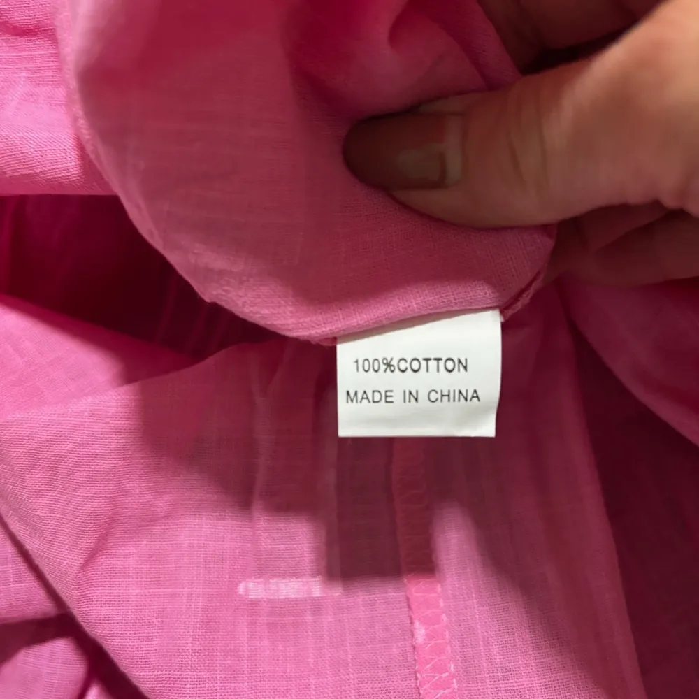 Petal & Pup SARELLE MIDI DRESS - HOT PINK Size L - Image 6