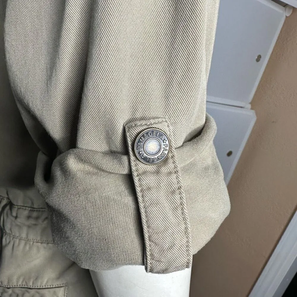 Pam & Gela Gasoline Romper in Light Army Green Size P/S - Image 9