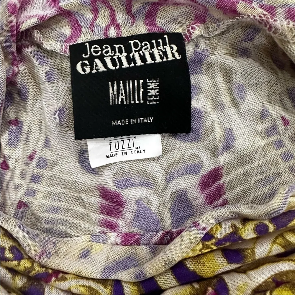 Jean Paul Gaultier vintage 90s Y2K silk tee - Image 2