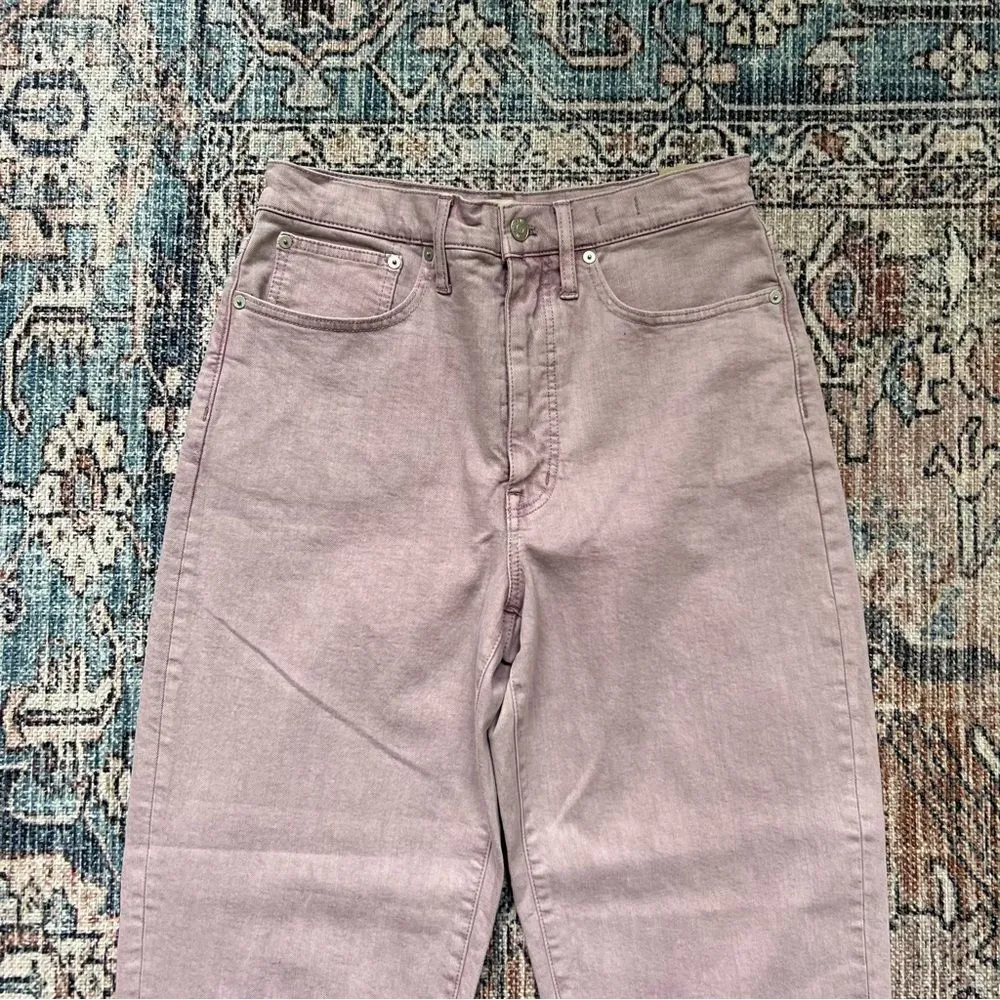 NWT MADEWELL Balloon Jeans Garment-Dyed Edition in Provence Grape Lavender 28 - Image 6