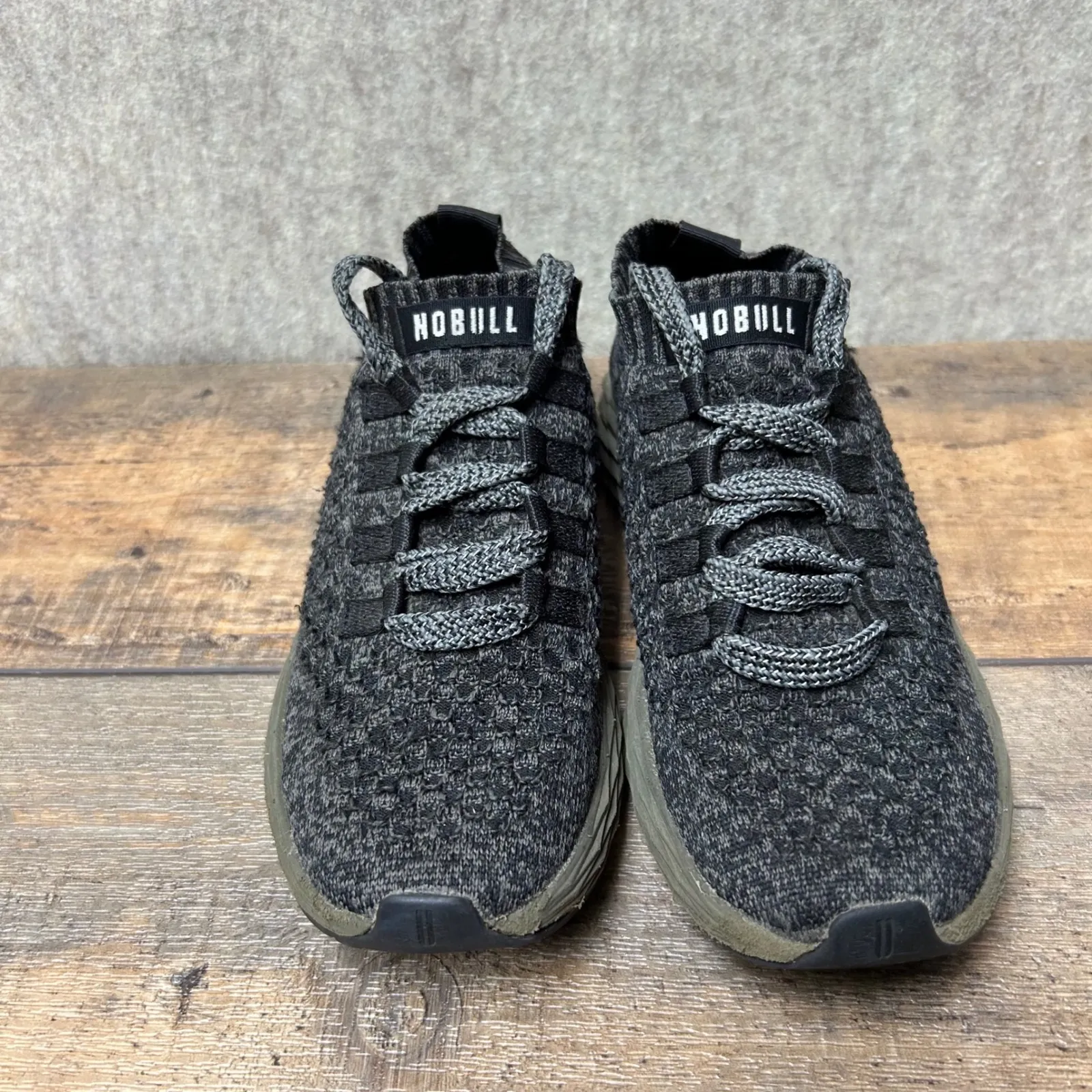 NOBULL Training Knit Runner Sneakers Gray Athletic Gym Shoes Size W6.5 M5 - Image 2