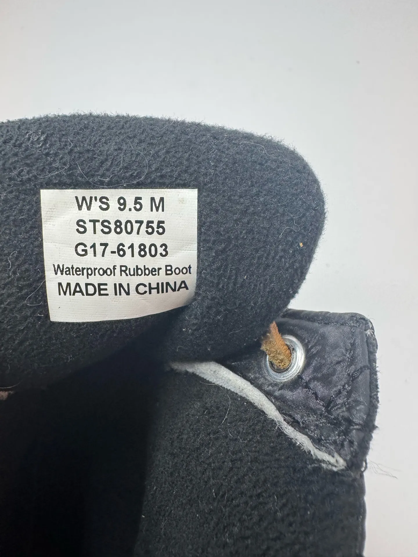 Sperry Waterproof Rubber Boots Size 9.5M - Image 9