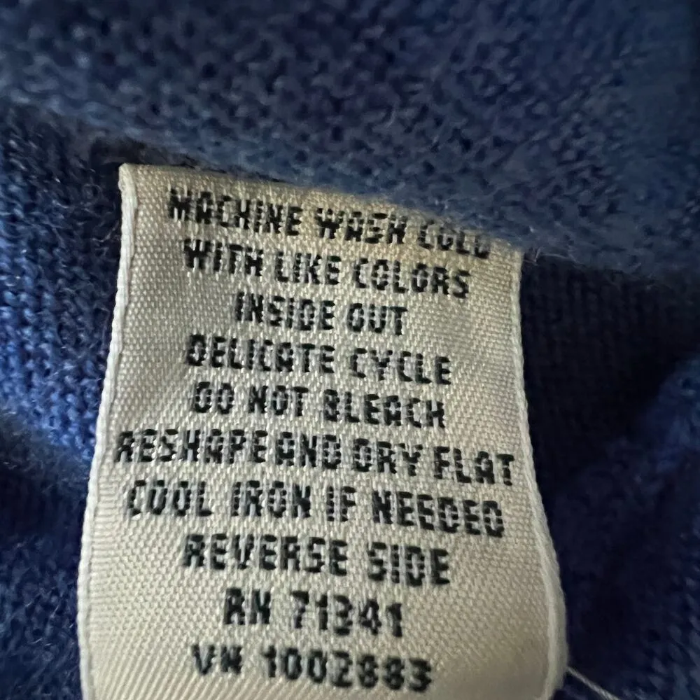 L.L. Bean Sweater Womens Large 100% Merino Wool Academia Career Preppy Casual - Image 10