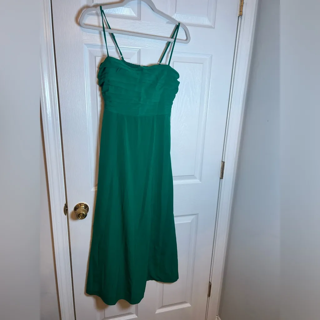 Abercrombie & Fitch The A&F Emerson Crepe Midi Dress - Image 6