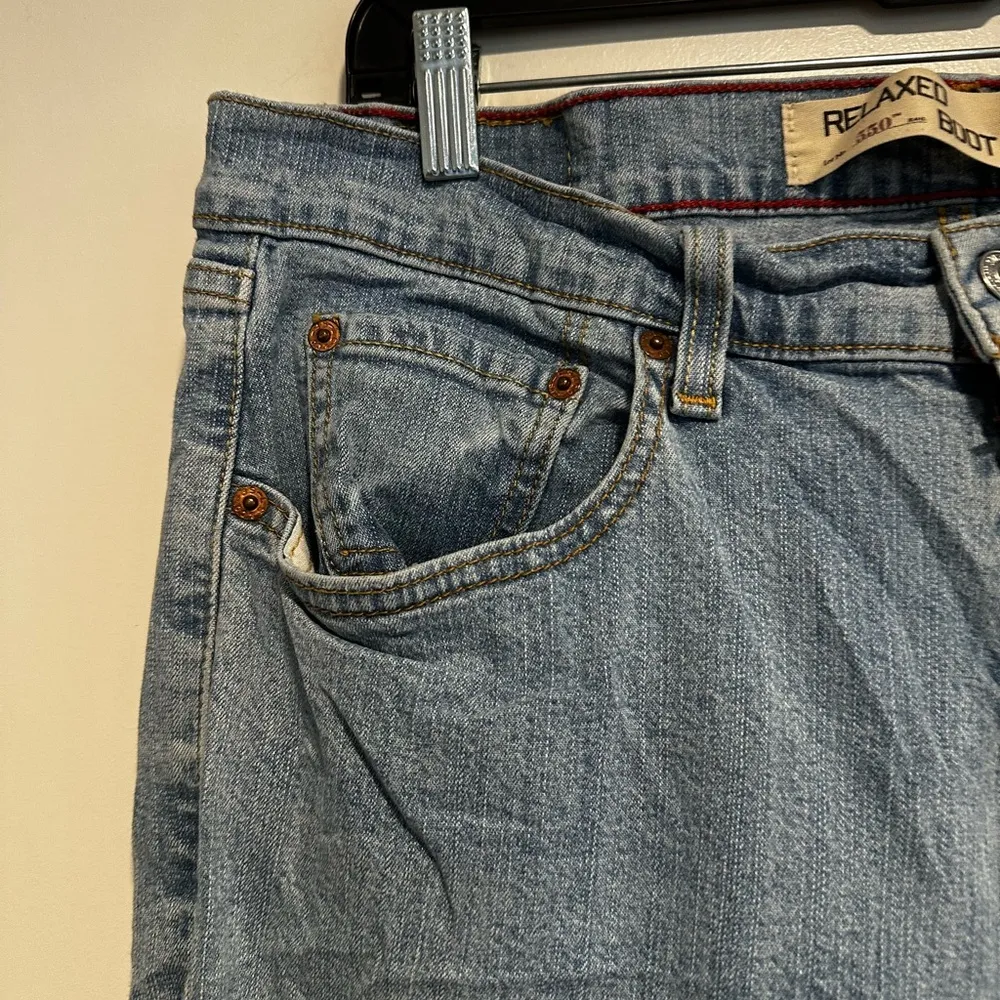 Vintage Levis 550 Jeans Women 18M Light Wash Blue Relaxed Bootcut Y2K. 5 pockets - Image 7