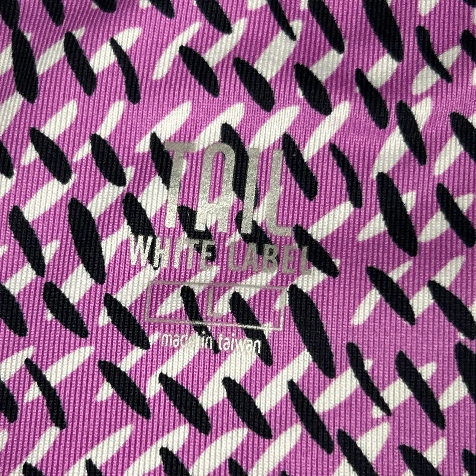 Tail Activewear Top Womens Large Golf Tennis Pickleball Purple Navy 1/2 Sleeve - Image 3