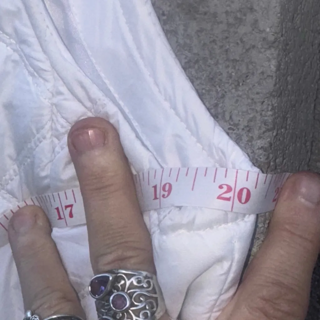 Women's MARC NEW YORK ANDREW MARC White Quilted Vest Small - Image 4