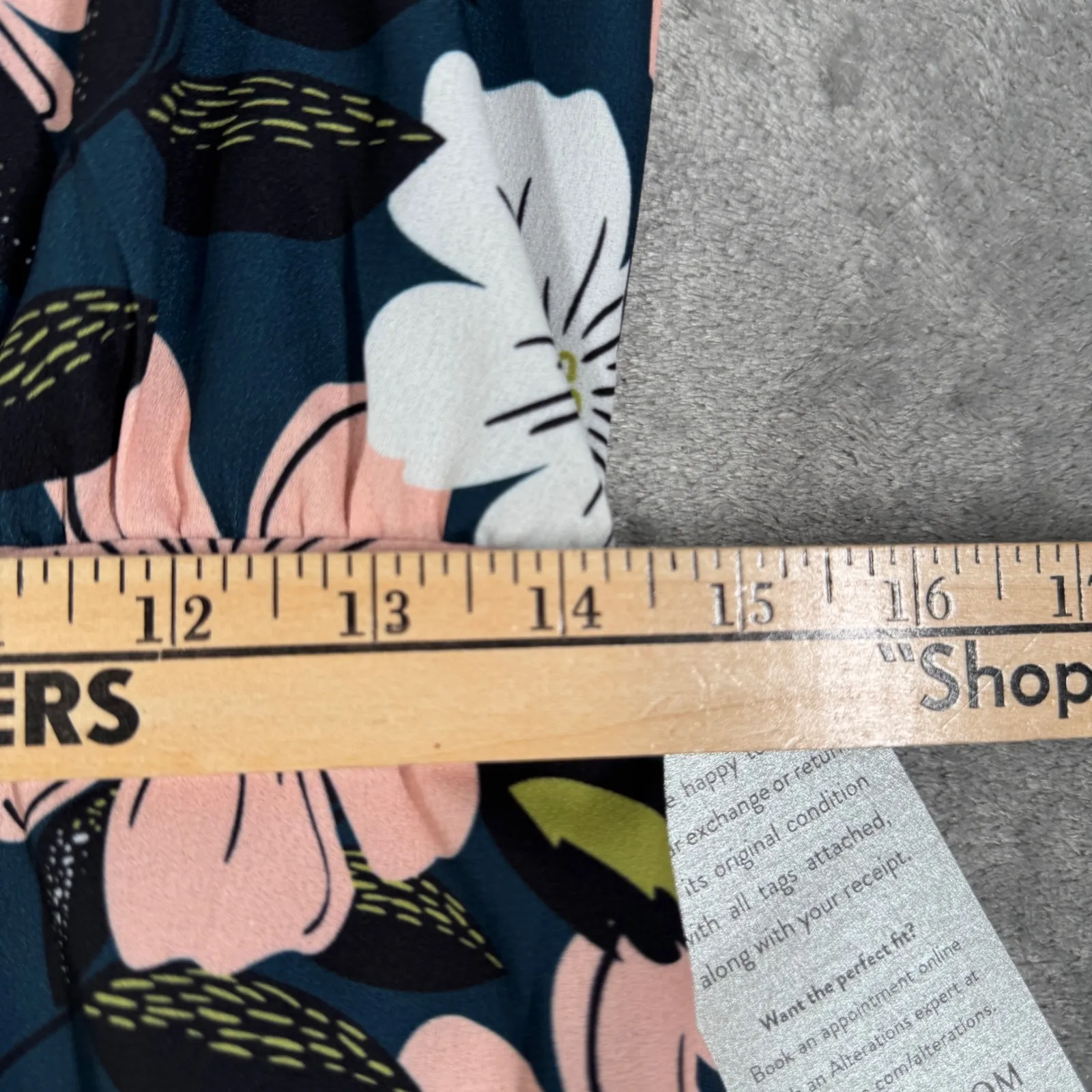 Chelsea28 Jumpsuit  Floral Wide Leg‎ Belted Casual Summer Outfit Size Medium - Image 13