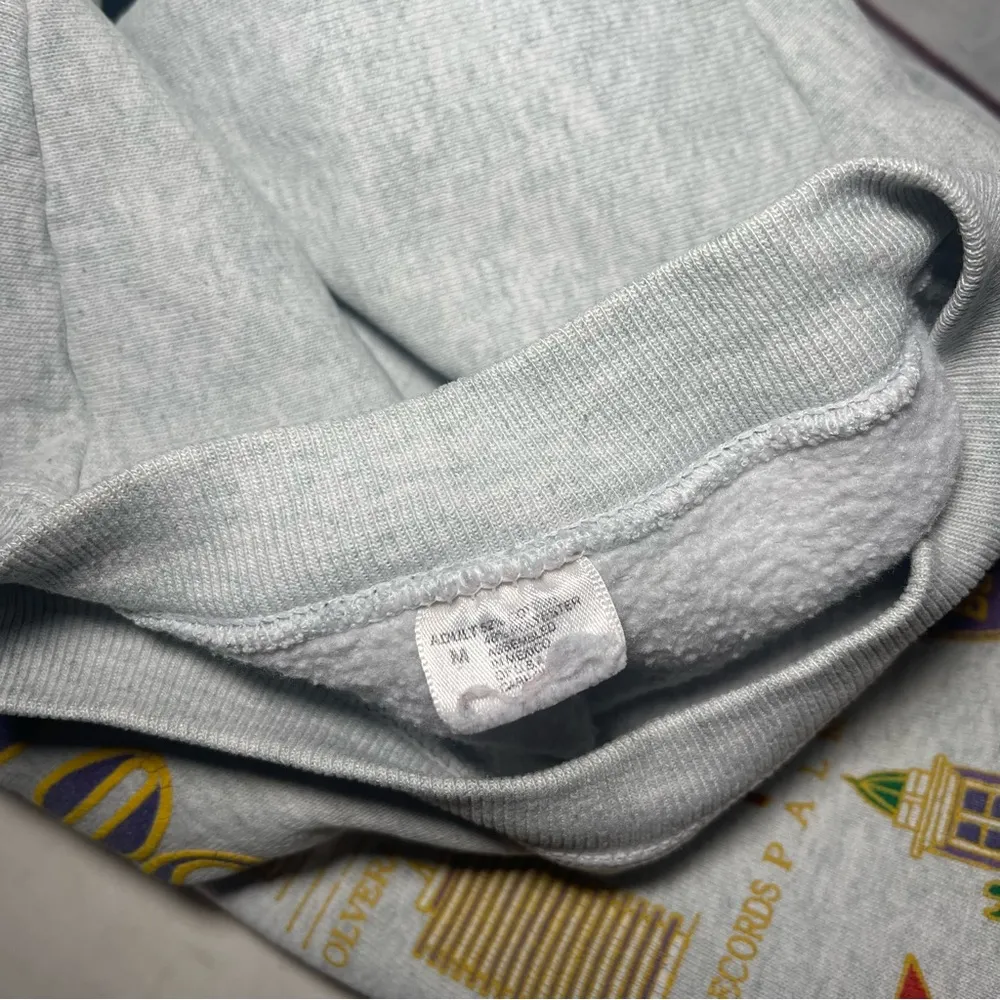 VINTAGE • Los Angeles Sweatshirt • Gray Sweatshirt • Famous Landmarks • Medium - Image 5