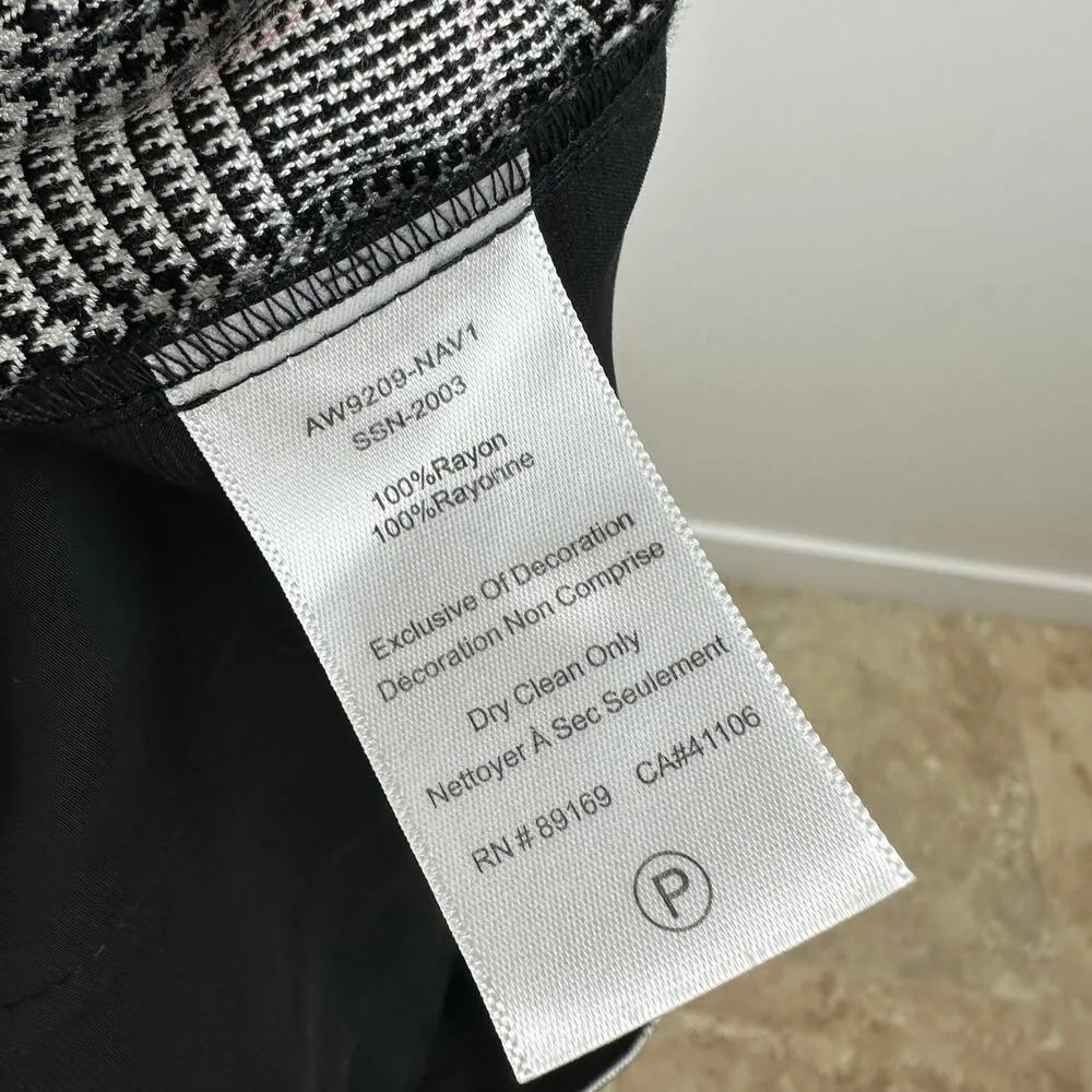 ATM Wide Leg Pants High Waist Pleated Gray Preppy Academia Office Womens US 2 - Image 9