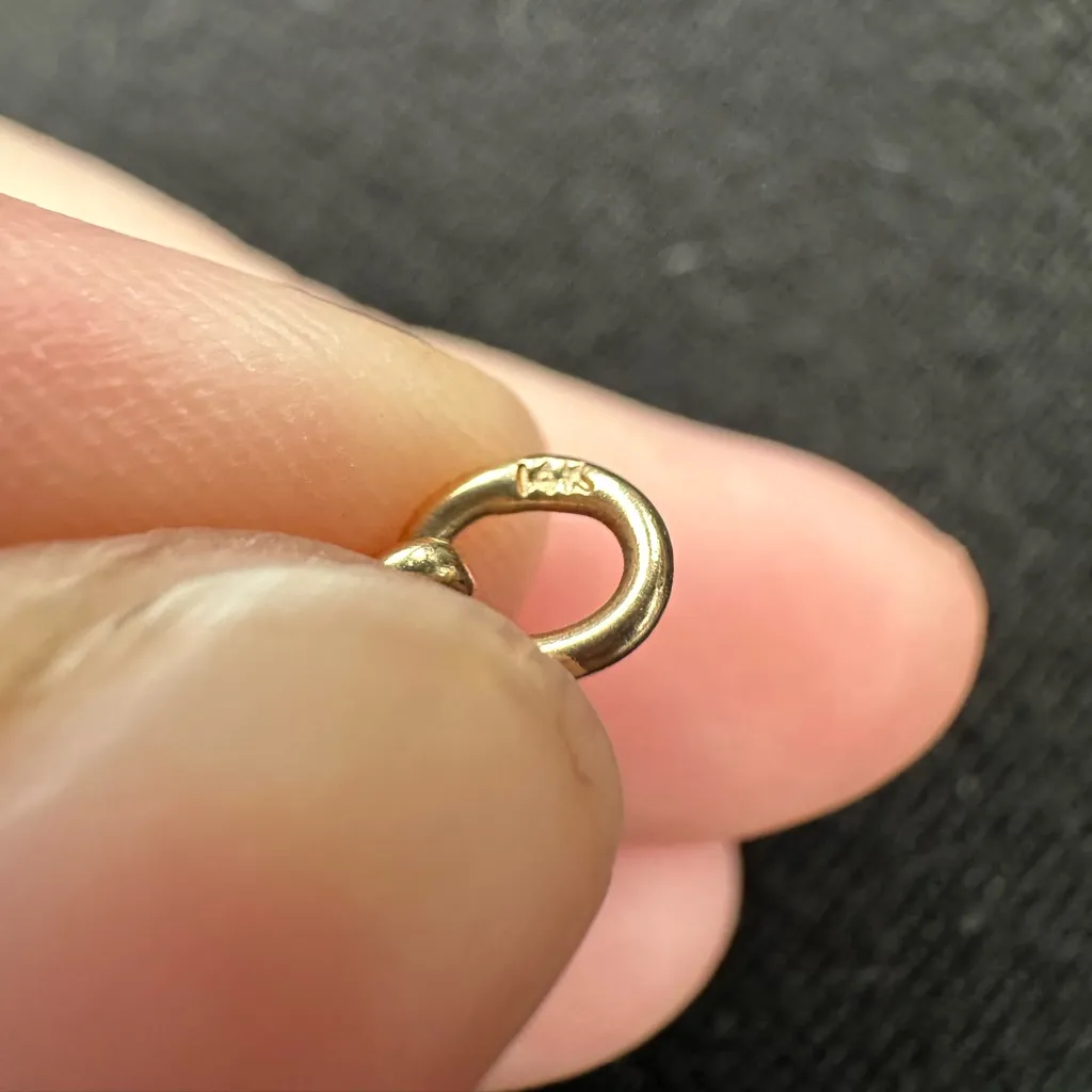 Catbird Talon Ruby Snake Charm 14k Gold - Image 7