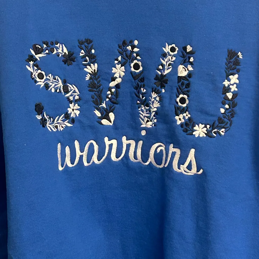 Blue SWU Warriors Sweatshirt - Image 3