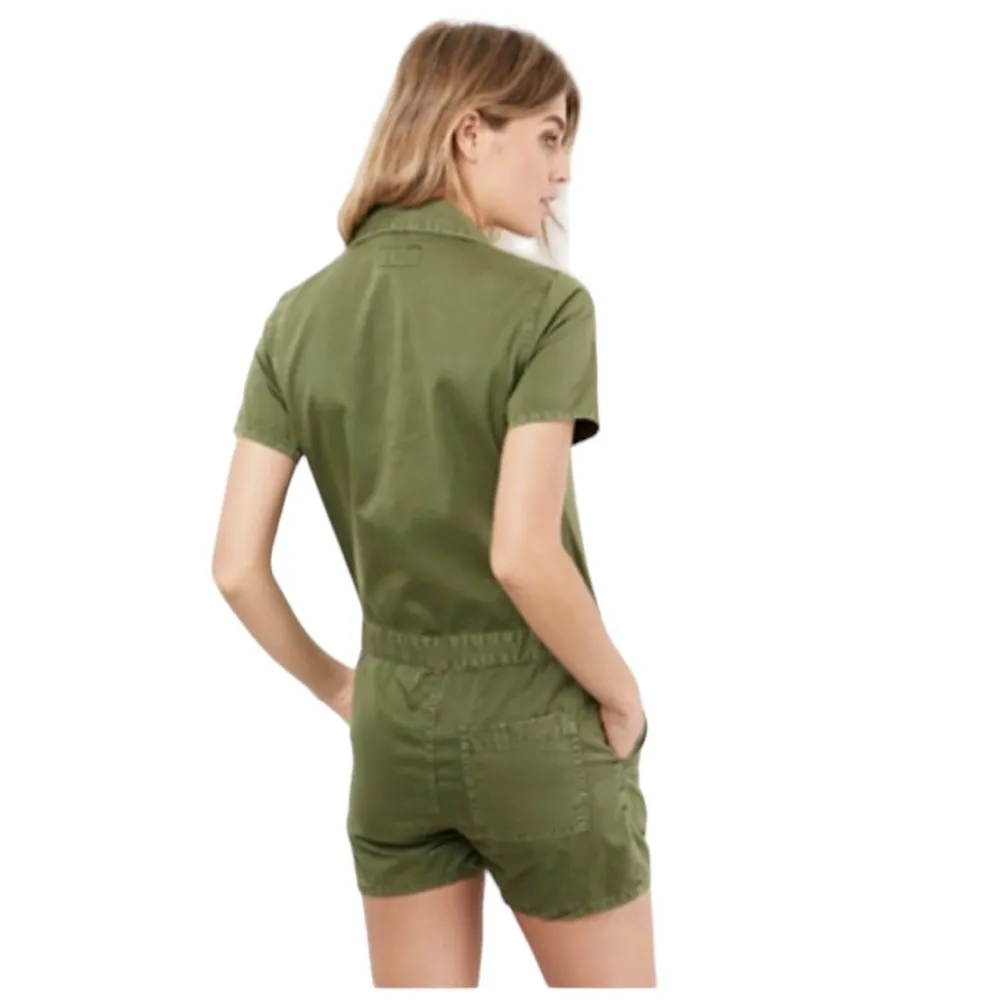 CURRENT ELLIOT ENGINEER UTILITY SHORTALL ARMY GREEN ROMPER 0 - Image 5