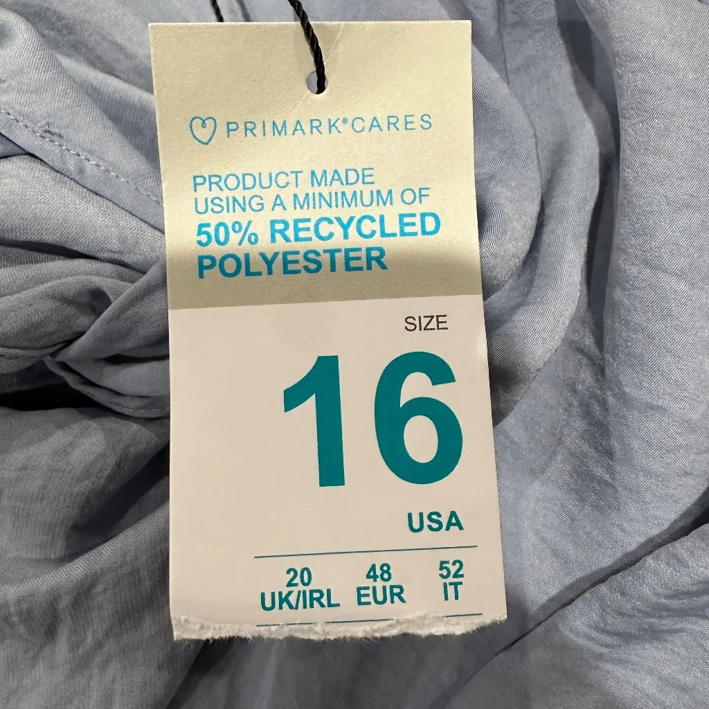 Primark Light Blue Blouse -‎ Size 16 - NEW With Tags. - Image 7