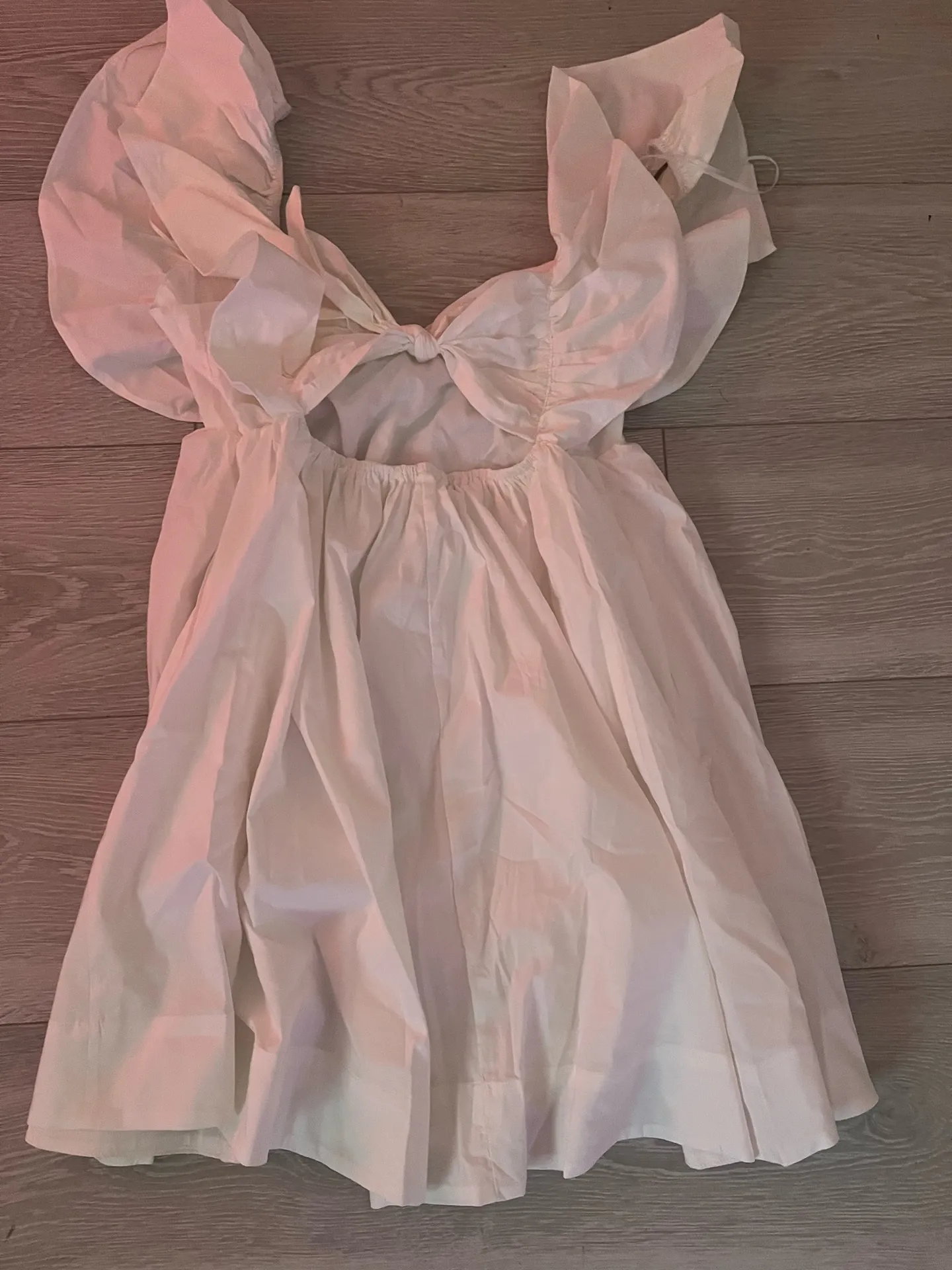 white mini dress Day + Moon Size M - Image 3