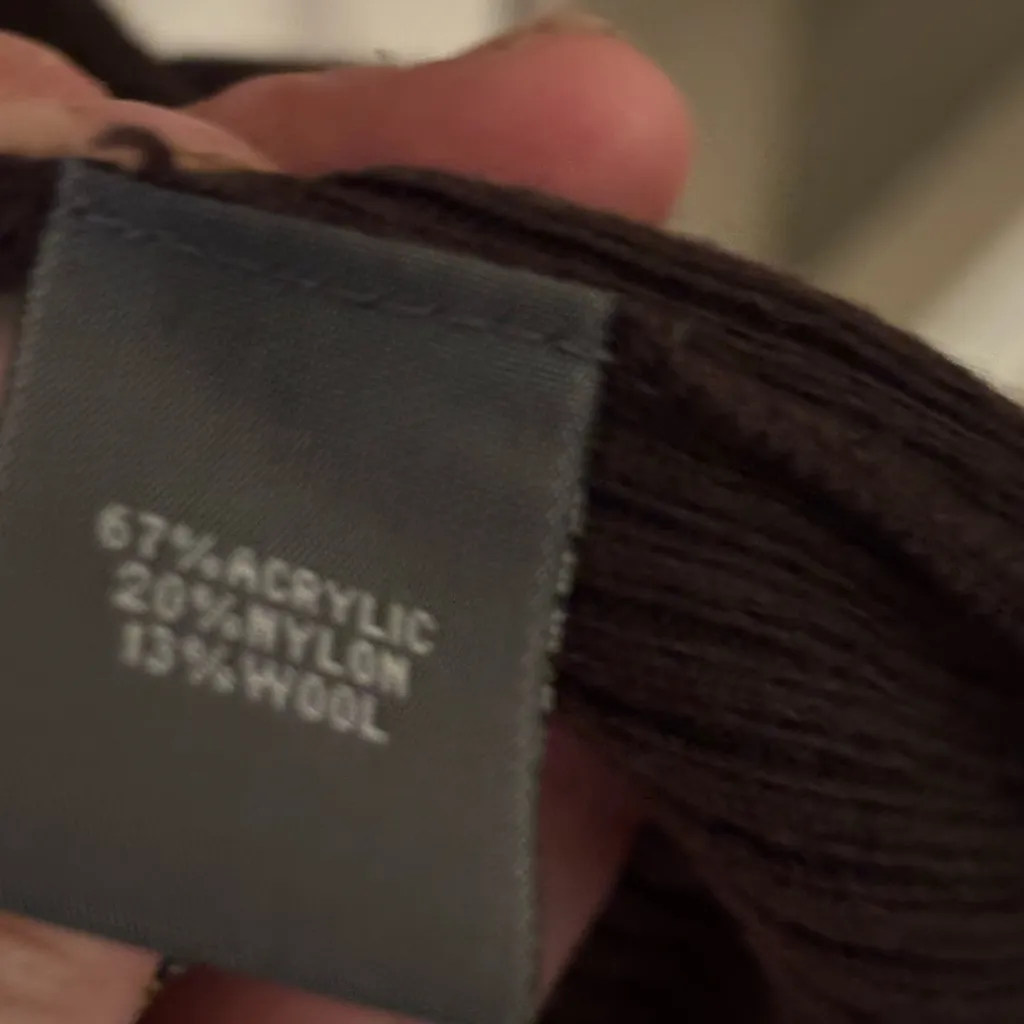 Kenneth Cole Reaction Sweater‎ Dress Size S brown Long Sleeve Wool Blend Preppy - Image 2