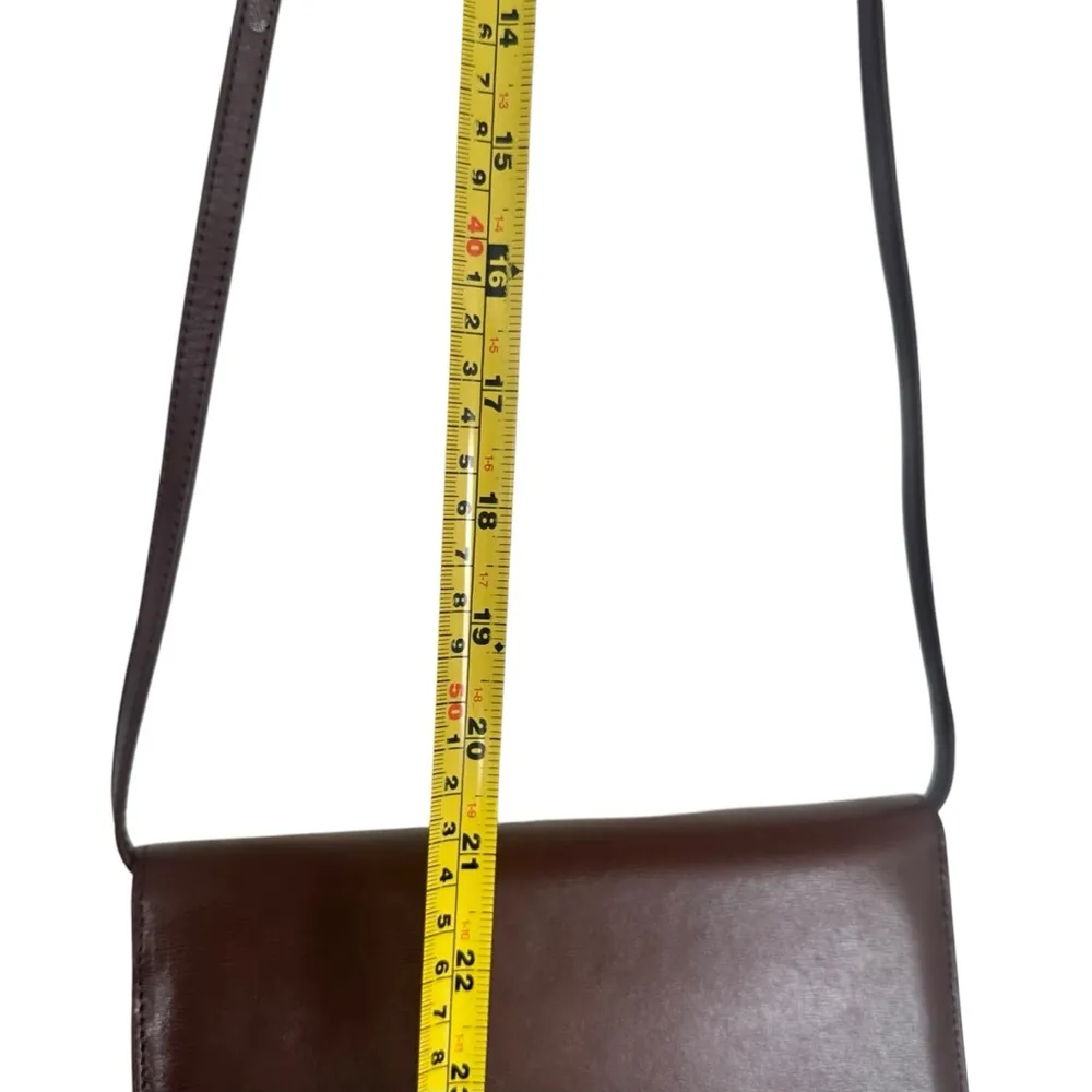 Mandarina Duck Textured Leather Crossbody Bag Brown - Image 4