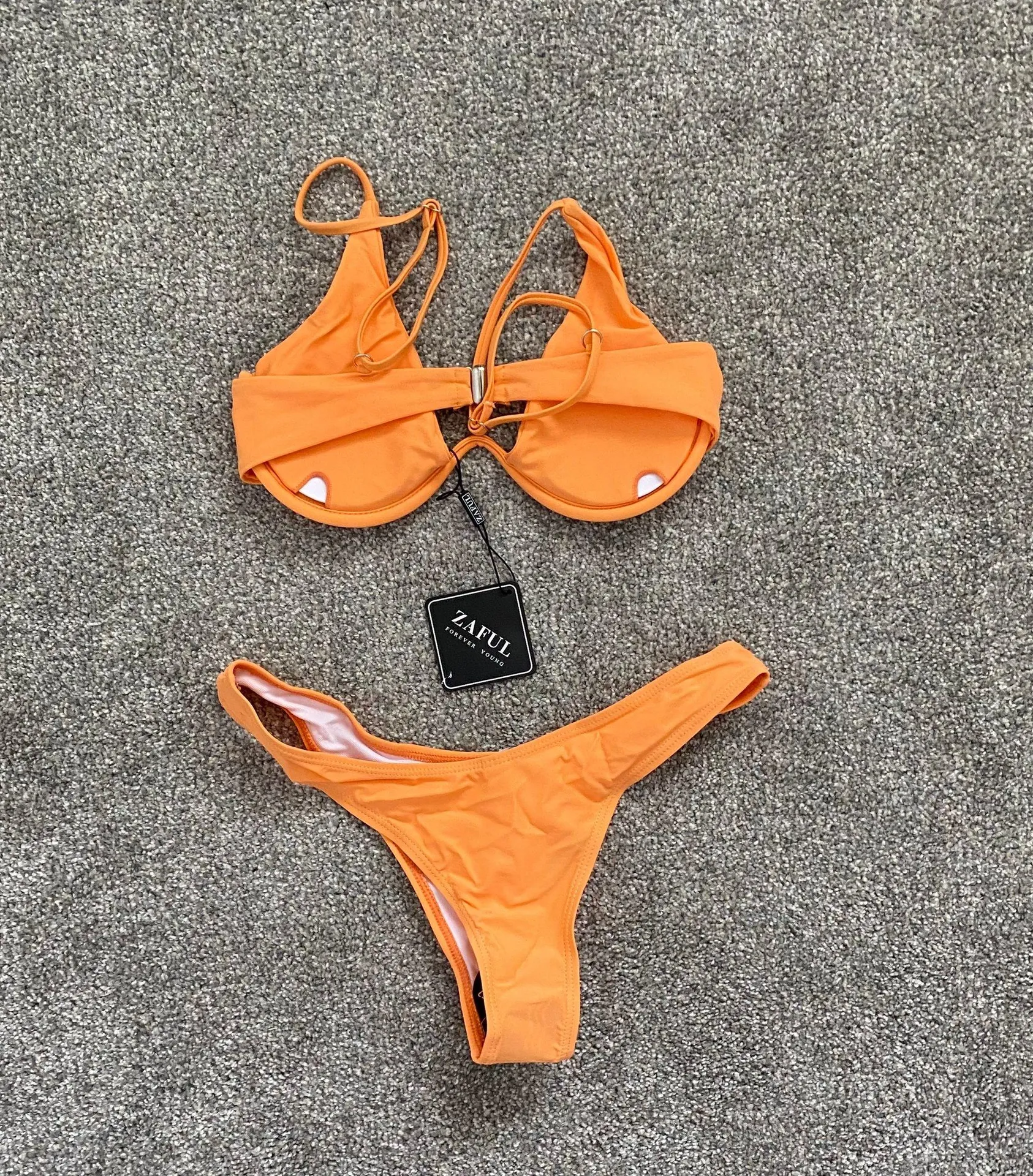 Zaful Orange Bikini NWT - Image 2