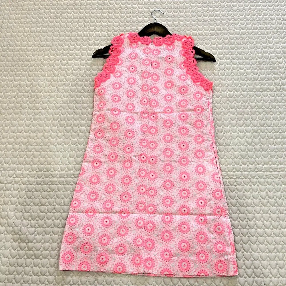 NWT Manoush Embroidery Mini Dresses for Women Pink Size 4 Cotton - Image 10