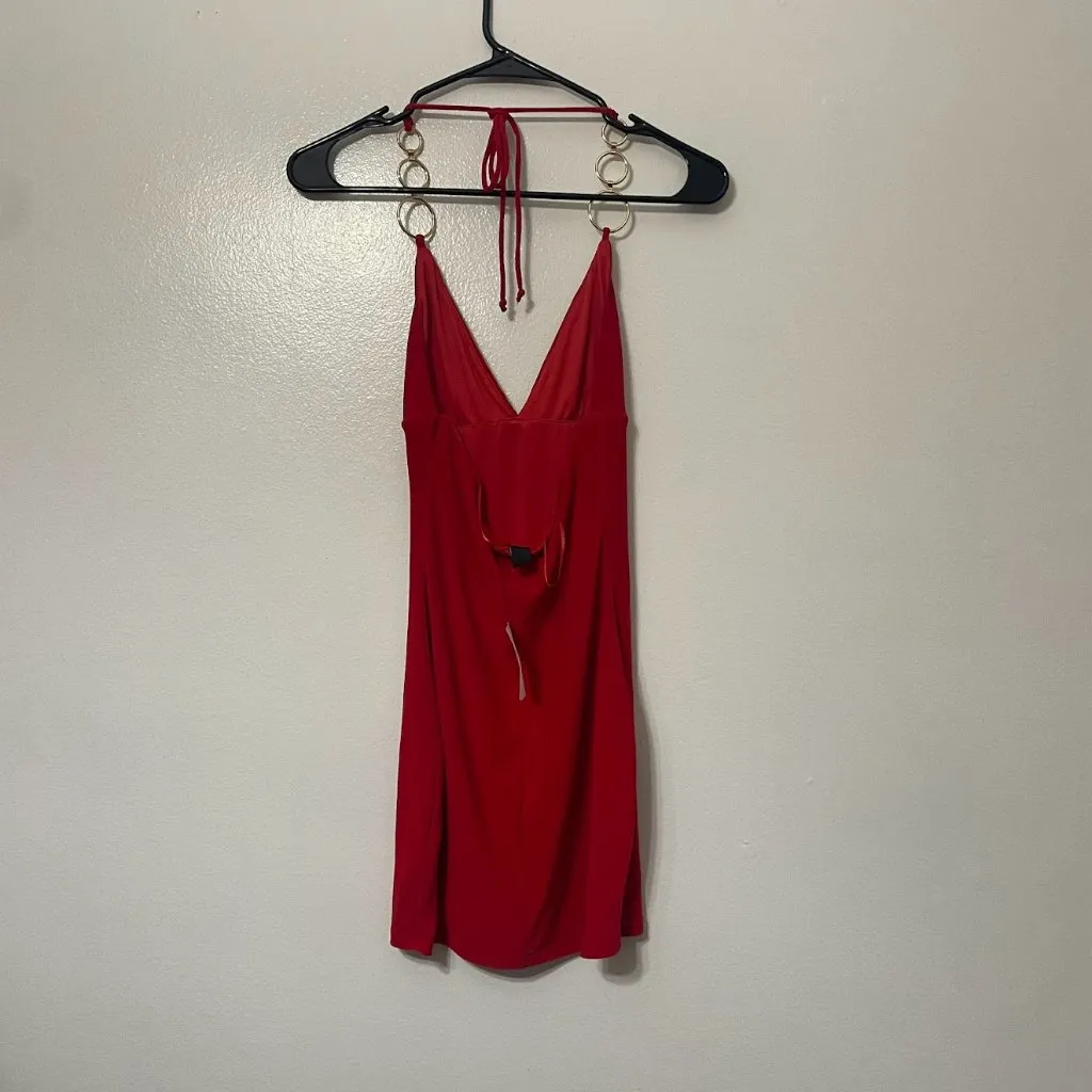 NWT Windsor Spice Up The Night Halter Mini Dress | Size: Small - Image 4