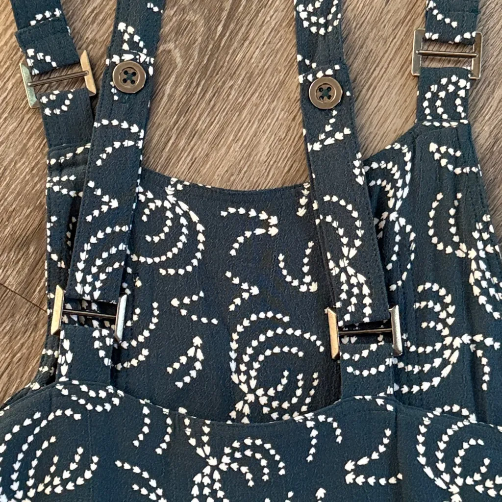 Maeve Tidal Jumpsuit Anthropologie Cropped Overalls Printed - Image 11