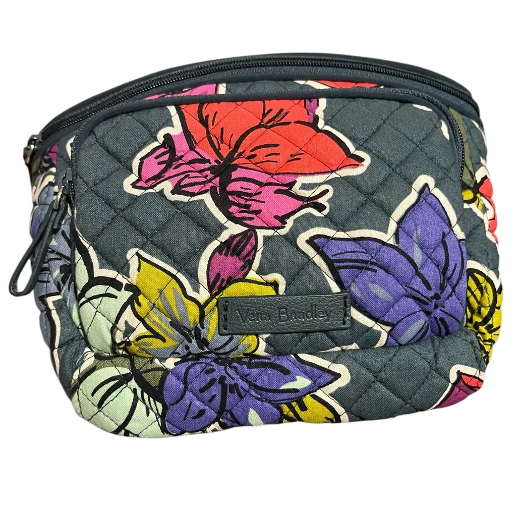 Vera Bradley Quilted Floral Crossbody Belt Bag in Falling Flowers Design - Image 4
