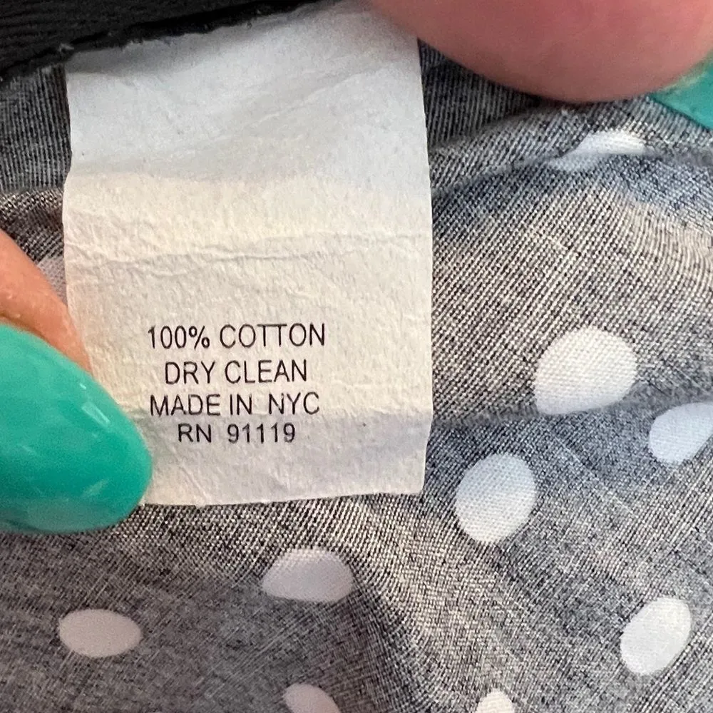 Tailor New York Polka Dot Top Size 10 - Image 32