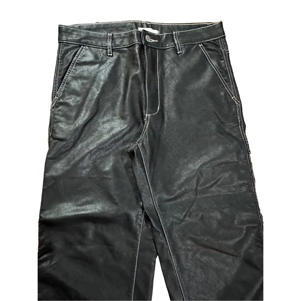 Urban Outfitters BDG Leila Faux Leather
Carpenter High Rise Pants sz 27 - Image 10