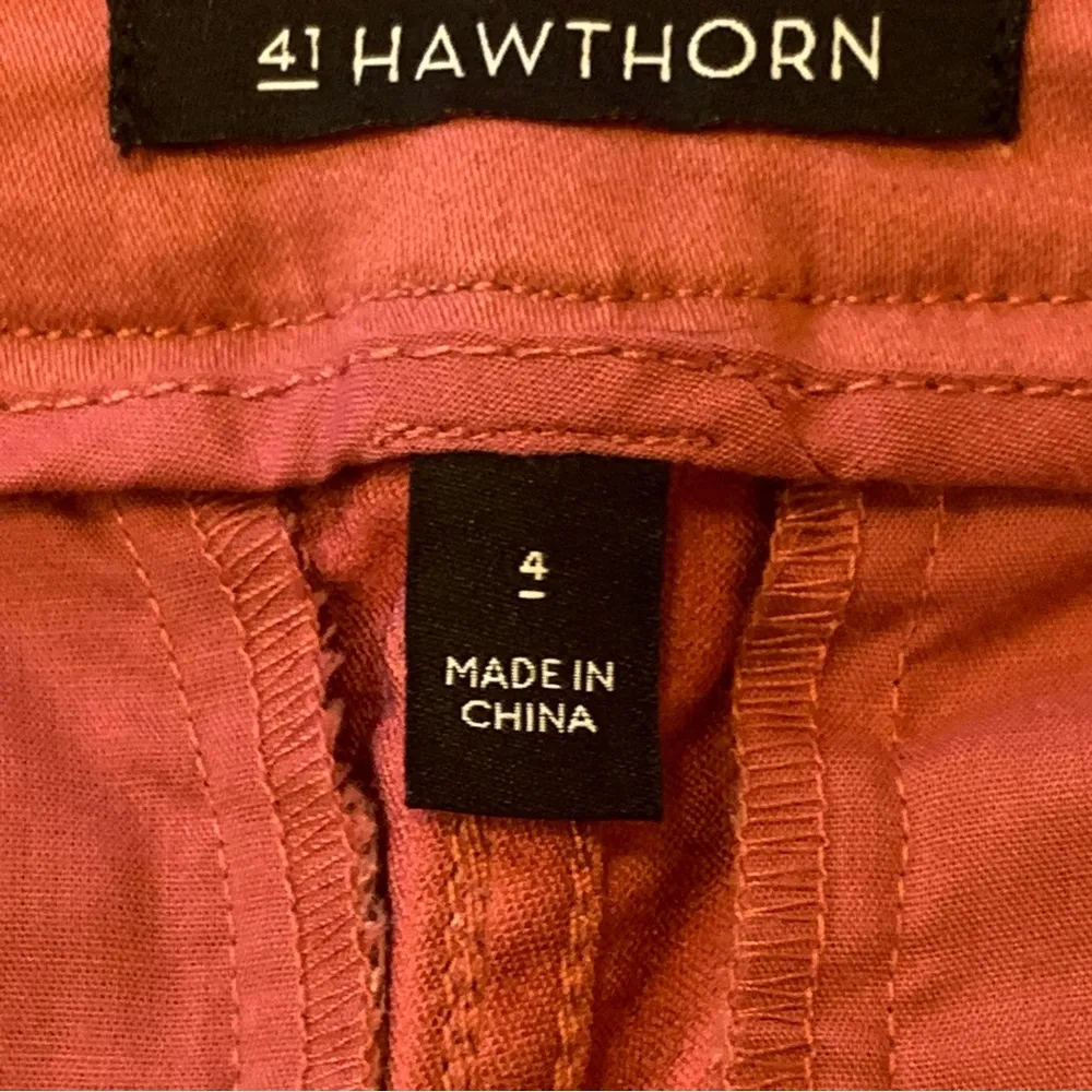 41 Hawthorn Pants 4 Beautiful Rose Pink Slim Stright Leg Pants Casual Feminine - Image 4