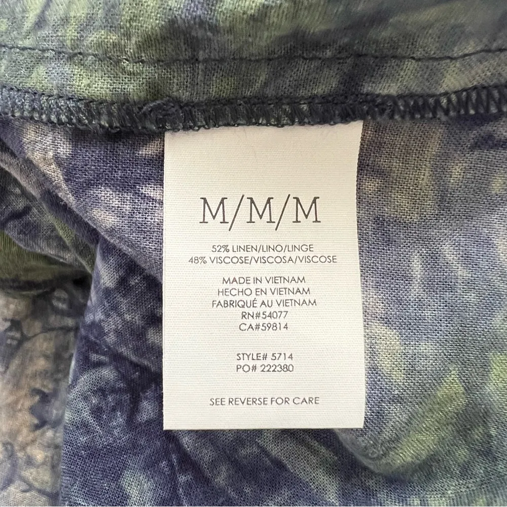 Cabi Woodstock Tie-dye Print Top M - Image 11