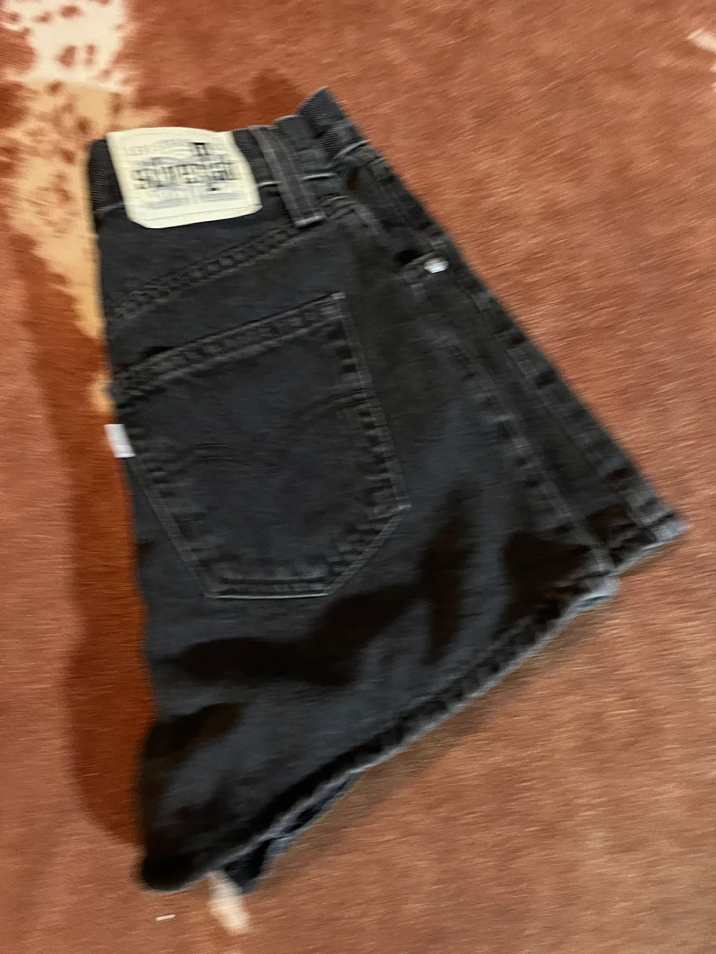 Levi's  black silver tab jean shorts  size 26 These are the modern silver tabs collection  high rise  - Image 2
