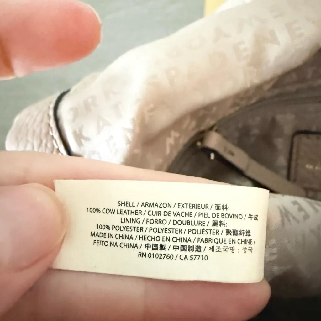 Kate Spade Highland Place Maria Crossbody/ Shoulder Bag in Beige - Image 7