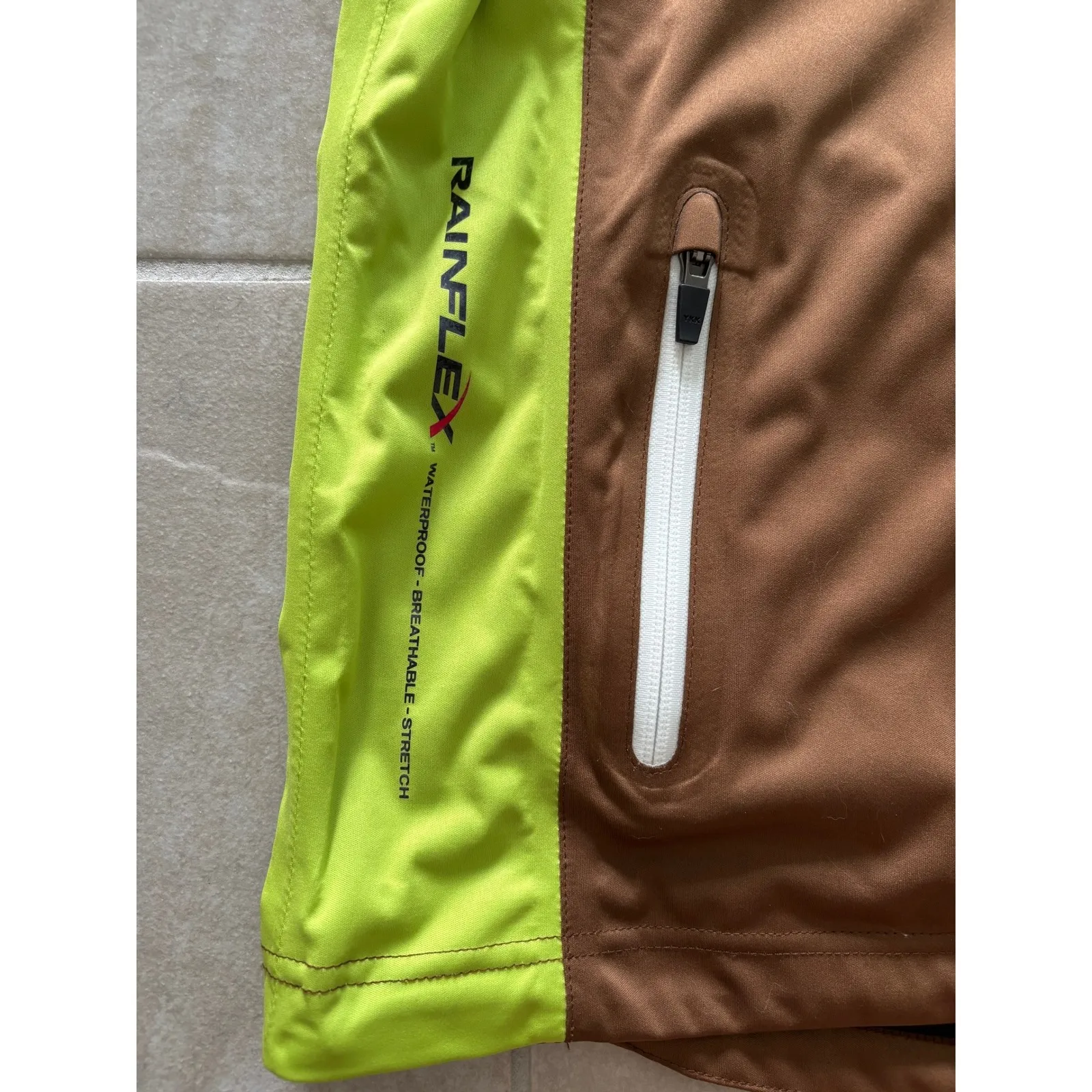 Sun Mountain Rain Jacket‎ Womens Size XL Brown Rainflex Golf Outdoor Waterproof - Image 7