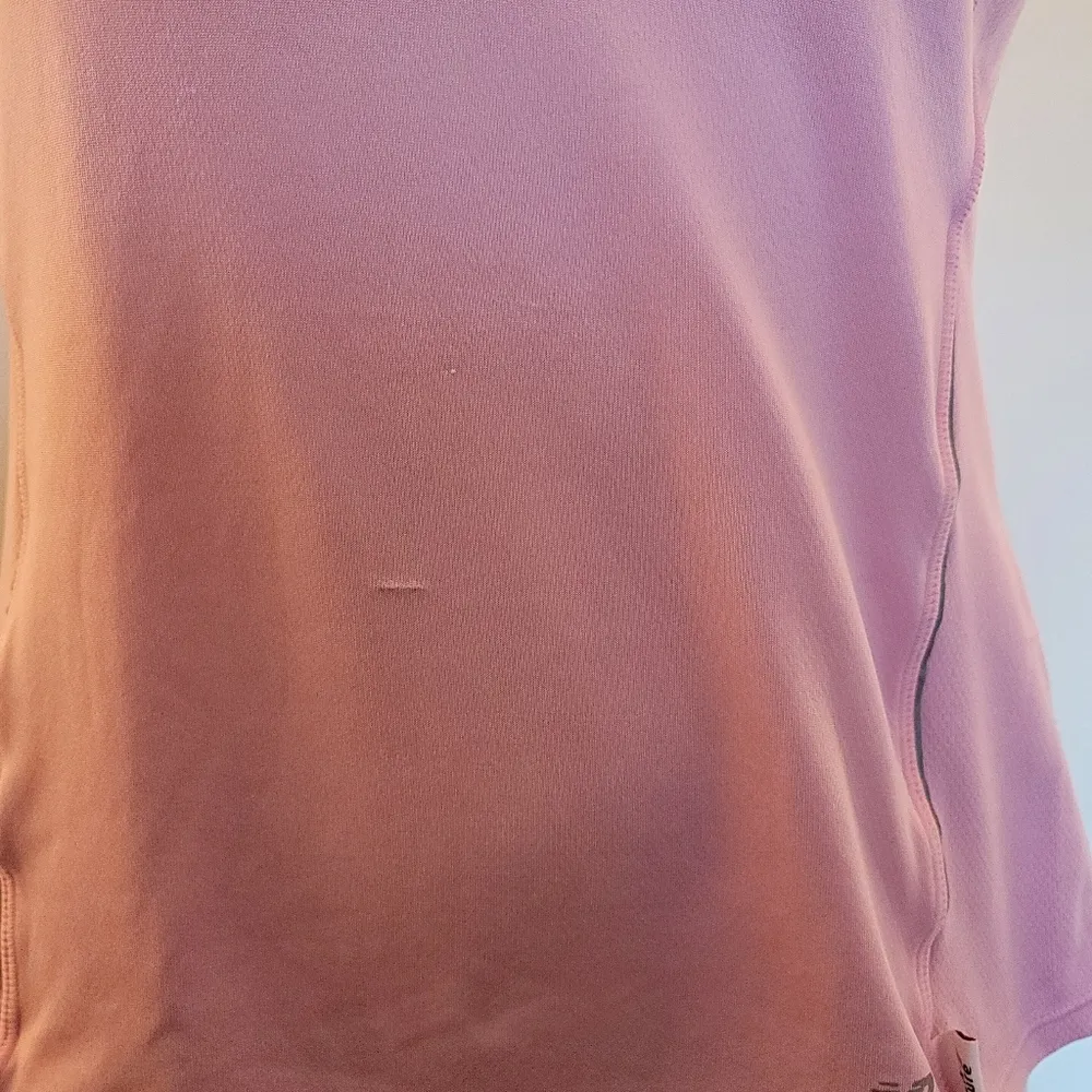 New Balance Pink Short Sleeve Active Wear Breast Cancer Awareness Top S - Image 6