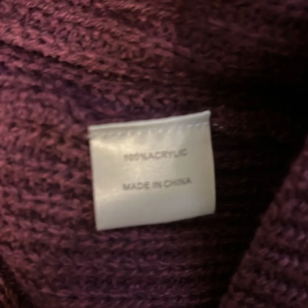 Merokeety Sweater purple long-sleeve quarter zip sweater NWT - Image 3