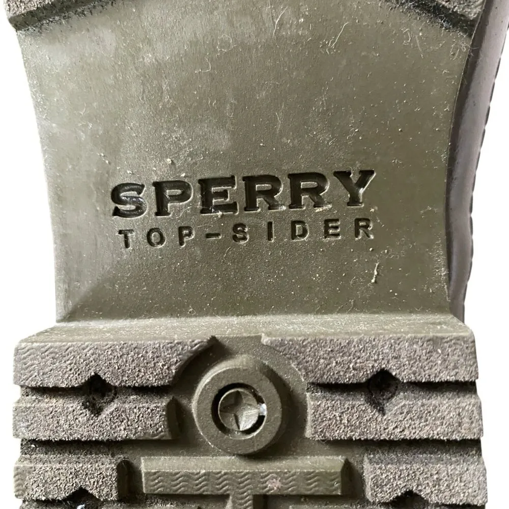 Top-Sider women's size 6 army green waterproof rubber rain boots footwear - Image 10