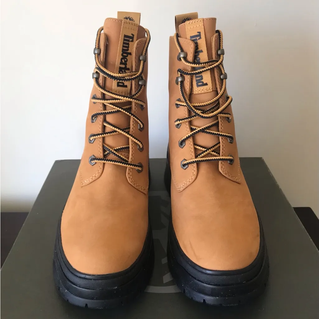 Timberland Malynn EK Mid Waterproof Lace-up Platform Ankle Boots, size 10 - Image 6